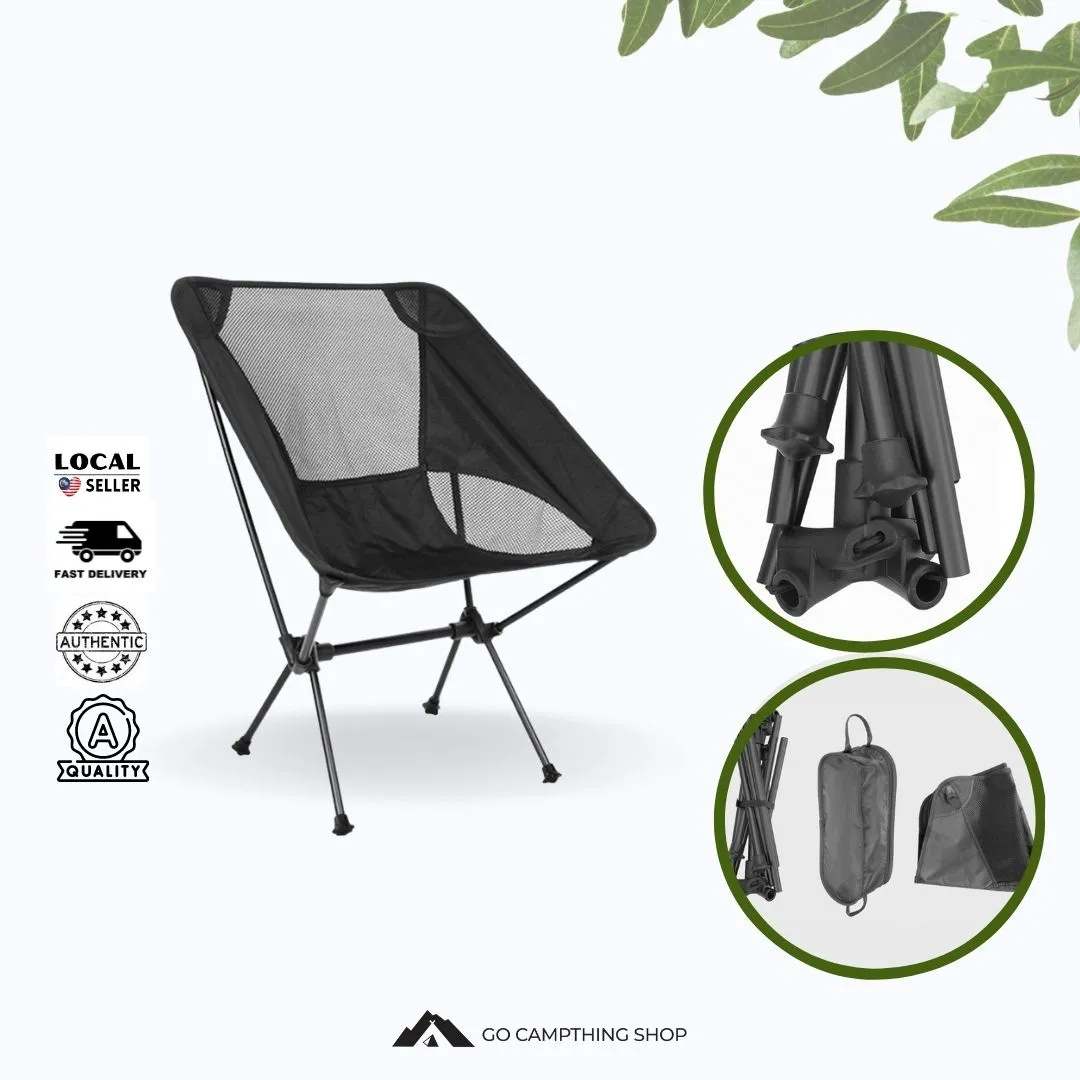 Ultralight Folding Chair Durable 600D Oxford for Fishing Camping Barbecue Outdoor