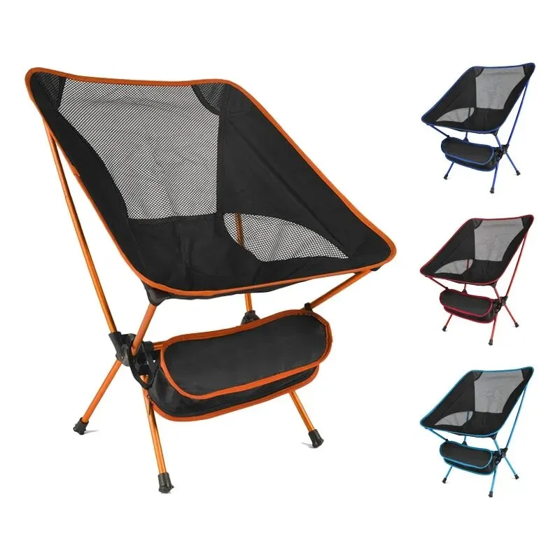 Ultralight Portable Folding Chair:  Perfect for Camping, Beach, Hiking, Picnic, and Fishing