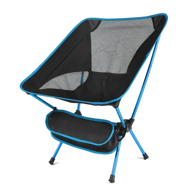 Ultralight Portable Folding Chair:  Perfect for Camping, Beach, Hiking, Picnic, and Fishing