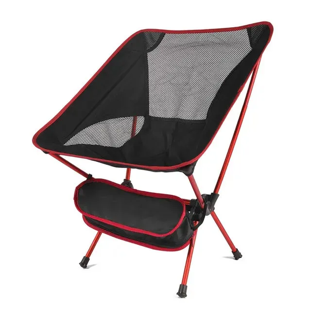 Ultralight Portable Folding Chair:  Perfect for Camping, Beach, Hiking, Picnic, and Fishing