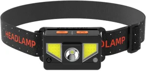 USB Charging Induction Headlight Led Night Fishing Light Portable Strong Light Night Running Small Headlight Outdoor Headlight