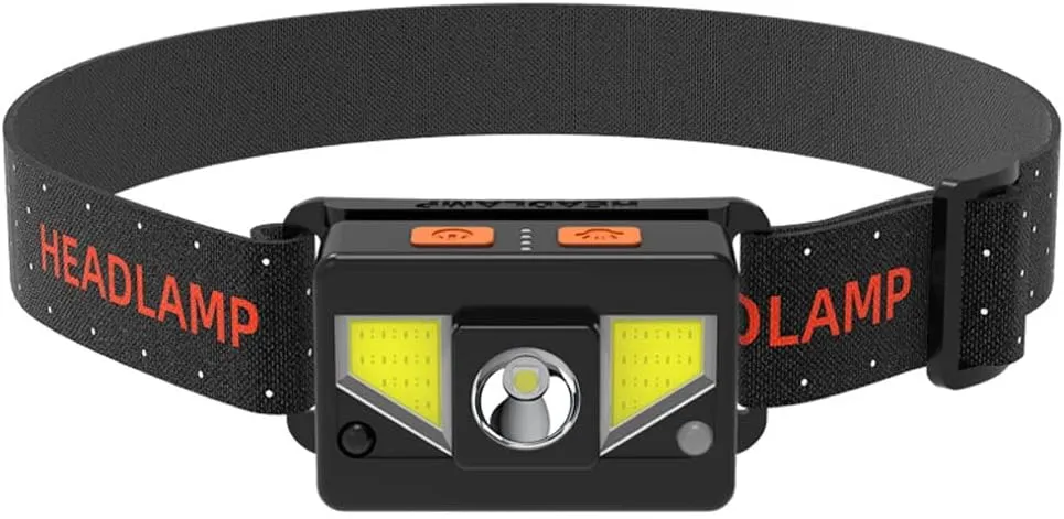 USB Charging Induction Headlight Led Night Fishing Light Portable Strong Light Night Running Small Headlight Outdoor Headlight