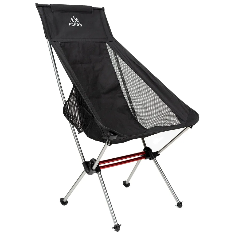 Utepils High Camping Chair (Black)