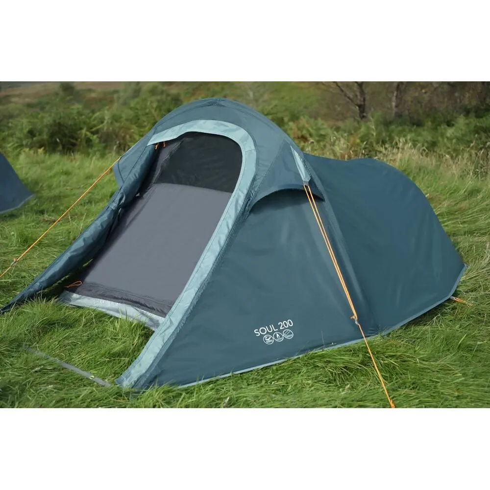 Vango Soul 200 Pole Deep Blue 2 Person Tent