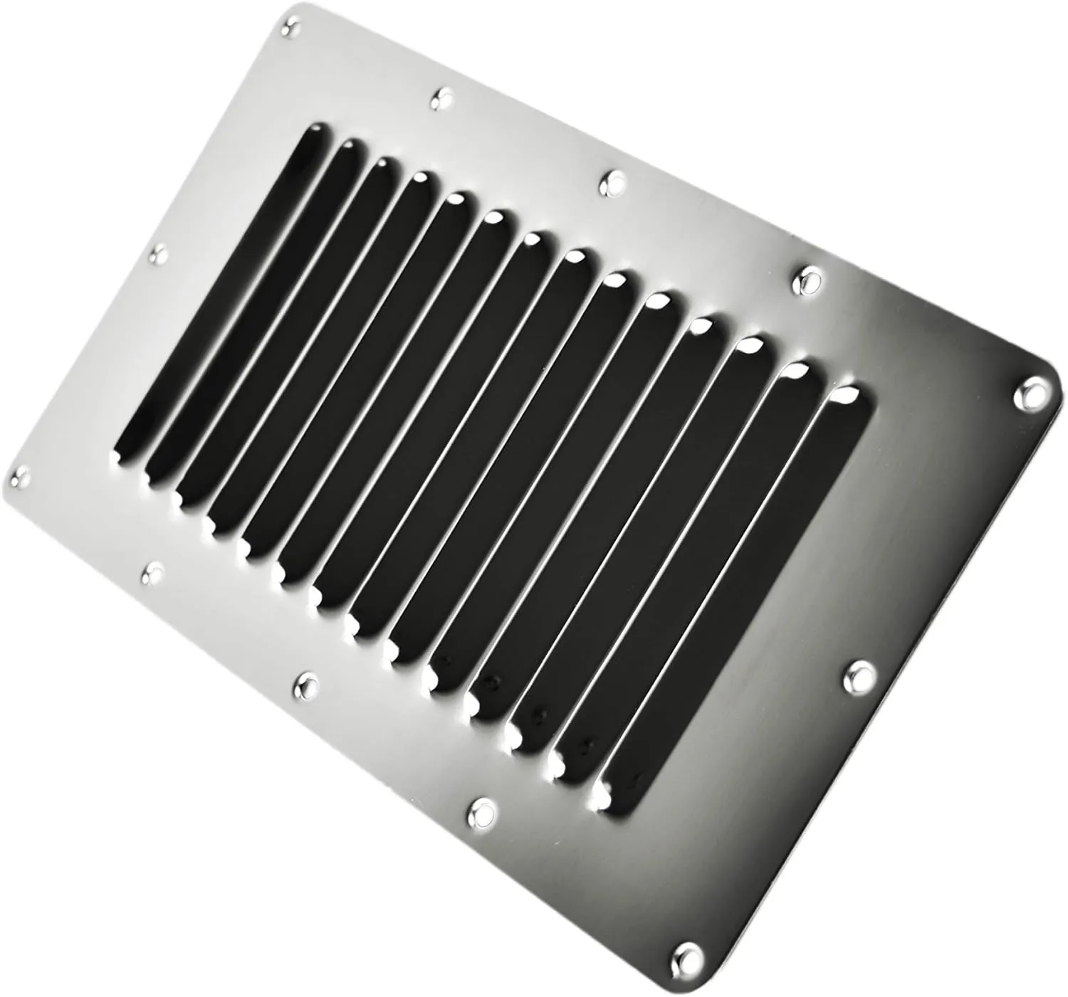 Vinland Marine 304 Stainless Steel Vent Cover, Louvered Vent Cover, Marine Vents, Louver Plate, Louver Vent, Bilge Vent Cover, Boat Cover Vent, Louvered Panels, for Boat, Ship, Yacht, Sailboat
