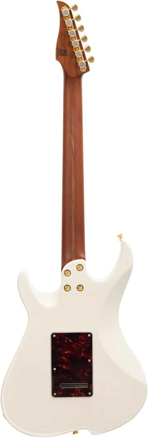 Vola Electric Guitar OZ JRM J2 Olympic White Gloss Handmade in Japan MIJ Roasted Maple Neck Gotoh Bridge Gotoh Locking Tuner Signature model 6 Strings Modern C Neck For All Levels
