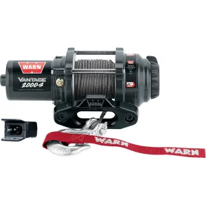 Warn Vantage 2000-lb Winch with Synthetic Rope