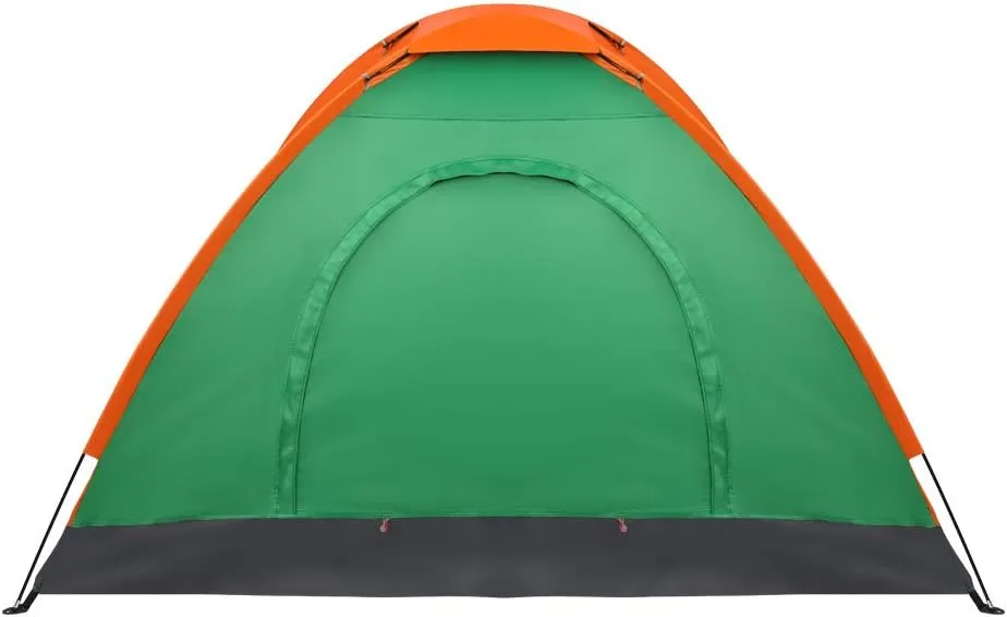 Waterproof Camping Tent with Removable Divider: Family Shelter for 2 People, Lightweight Backpacking Gear with Mesh Windows