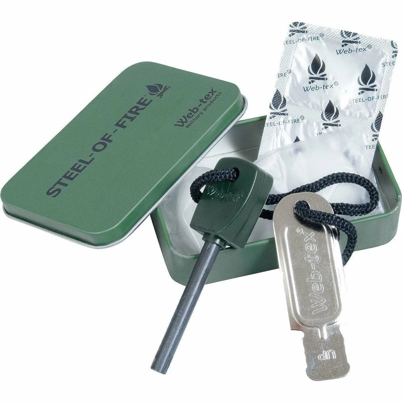 Web-tex Steel of Fire Starter Kit