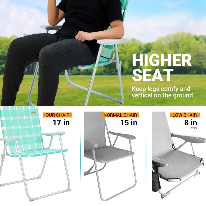 WEJOY South Molle Plus Beach Chair Set of 2