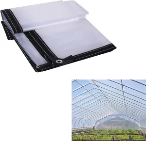 Windproof & Snowproof Shed Cloth,10 * 10ft 10 * 13ft 10 * 16ft 20 * 20ft Outdoor Garden Rainproof Covering,for Patio,Porch and Outdoor,Camping Outdoor Rain Tarps(7x13 ft(2x4m))