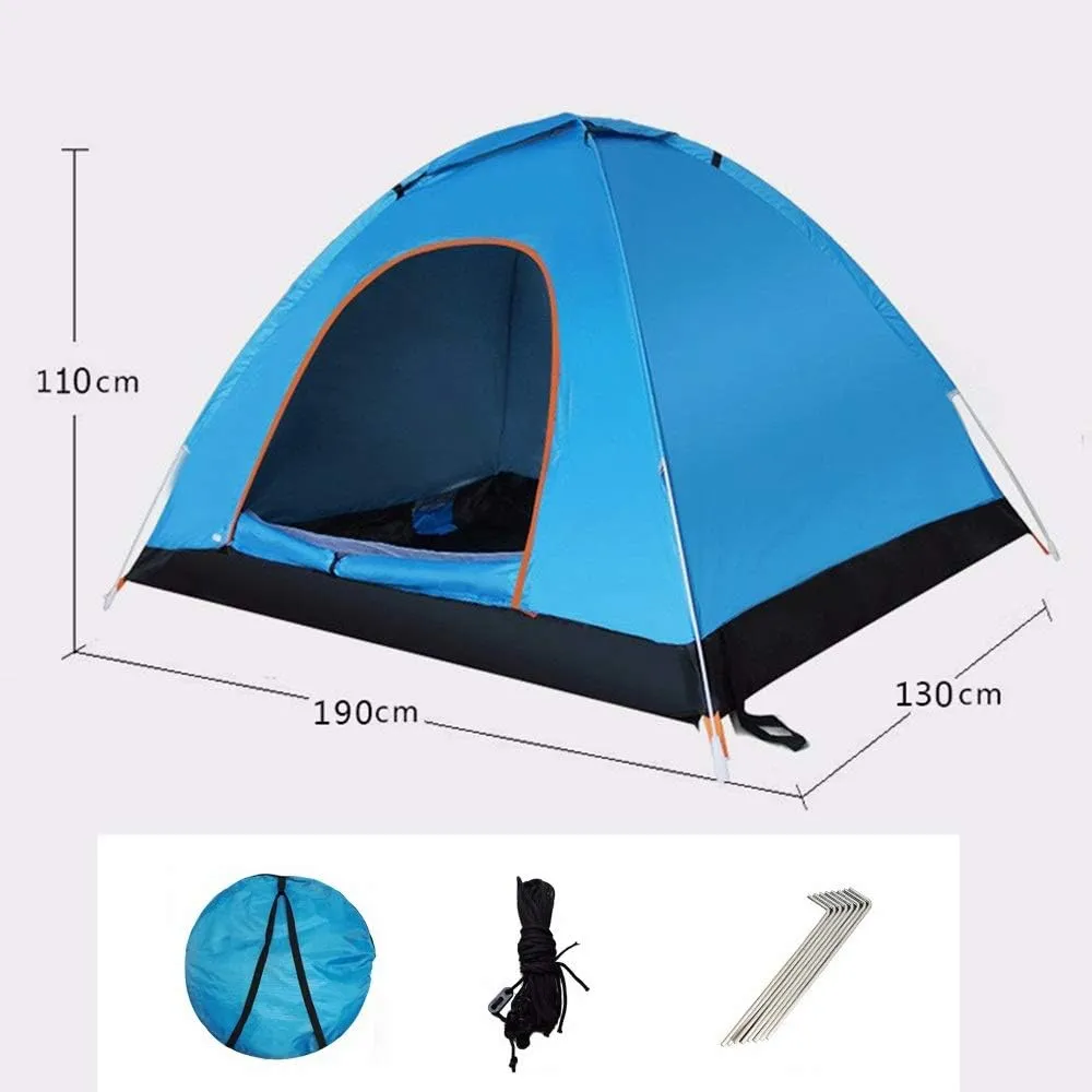 Winter Tent 3 People 4 Season Camping Hiking Mountaineering Outdoor Rain Instant Pop-up Dome Tent Family Camping Tent for Family Short Weekends