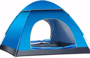Winter Tent 3 People 4 Season Camping Hiking Mountaineering Outdoor Rain Instant Pop-up Dome Tent Family Camping Tent for Family Short Weekends