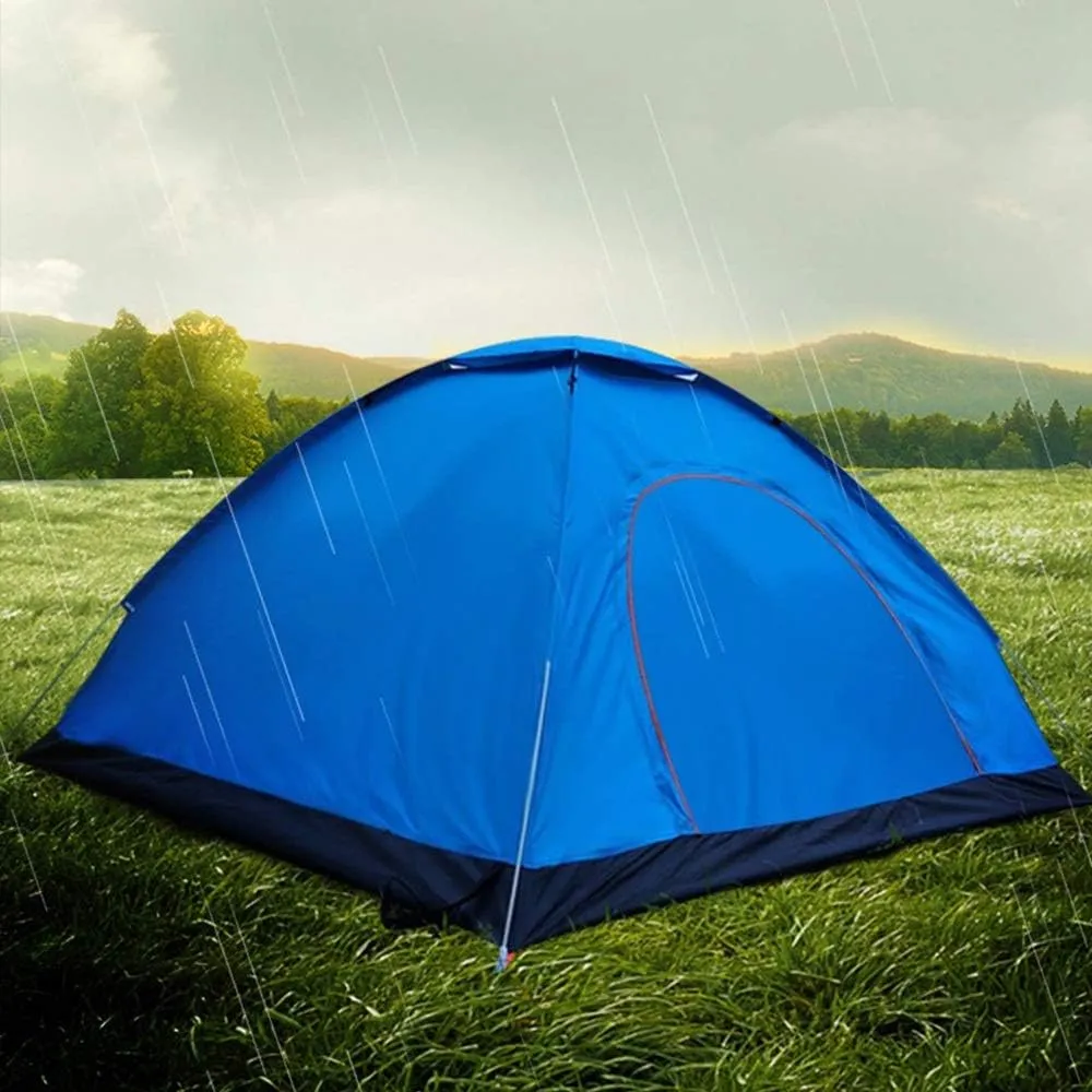 Winter Tent 3 People 4 Season Camping Hiking Mountaineering Outdoor Rain Instant Pop-up Dome Tent Family Camping Tent for Family Short Weekends