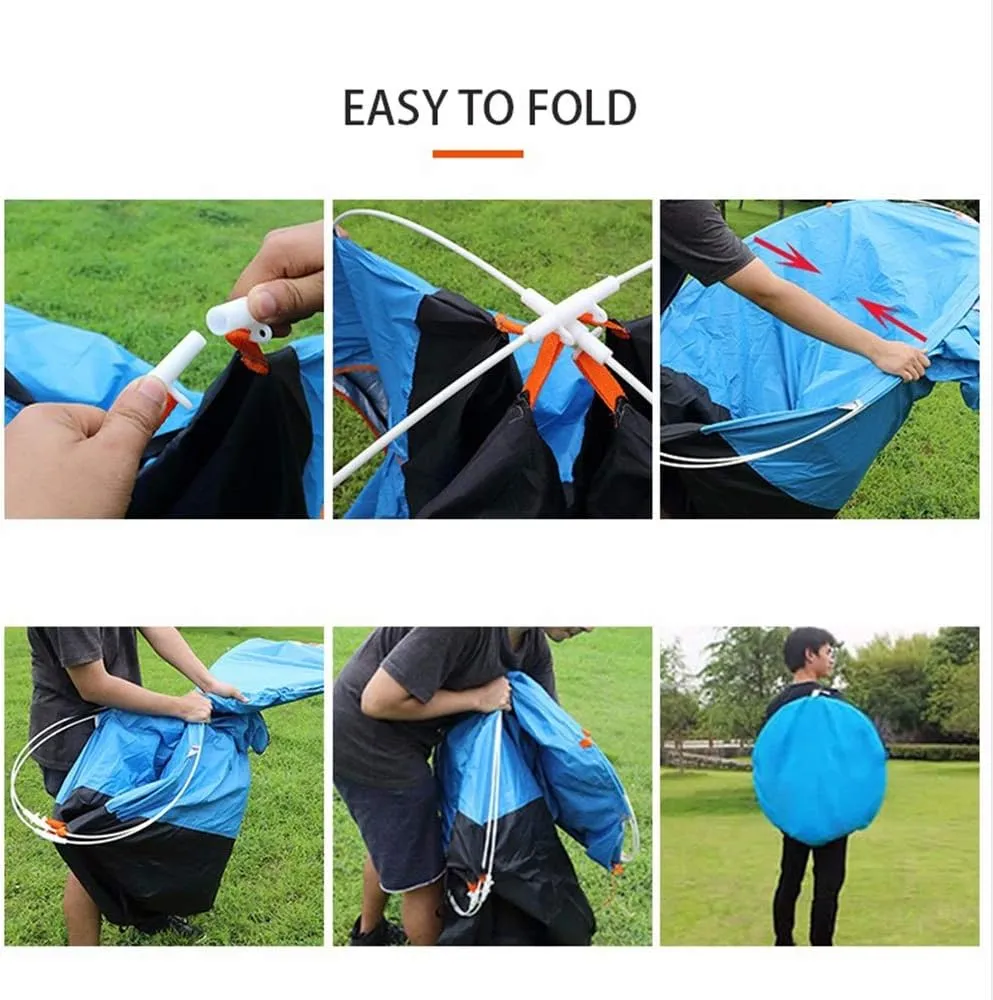 Winter Tent 3 People 4 Season Camping Hiking Mountaineering Outdoor Rain Instant Pop-up Dome Tent Family Camping Tent for Family Short Weekends