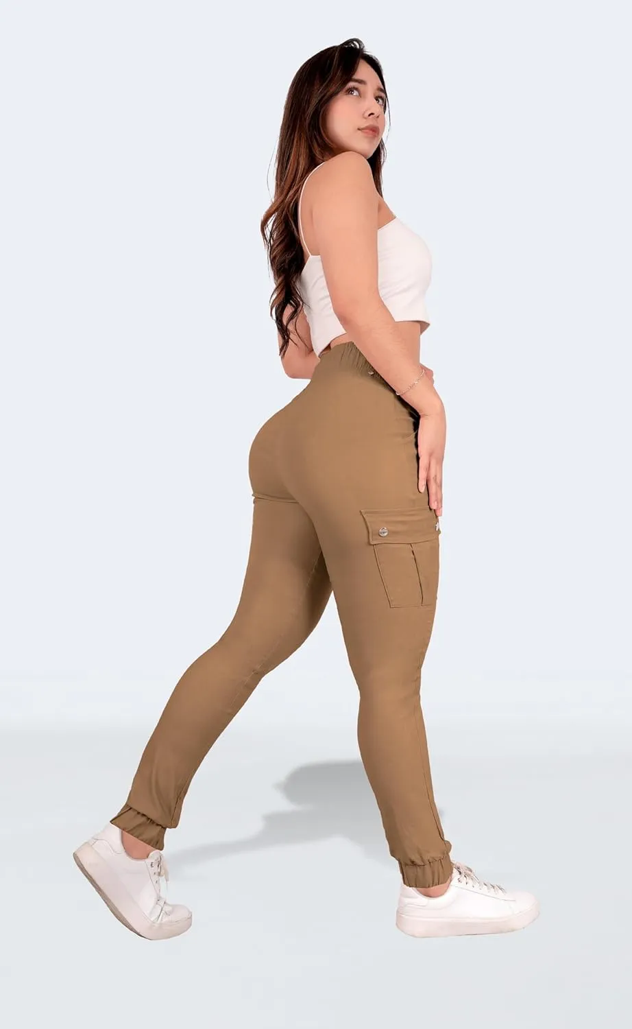 Women's Cargo Pants Hiking Joggers Summer Lightweight Quick Dry Athletic Outdoor Sports Sweatpants Travel Casual Button