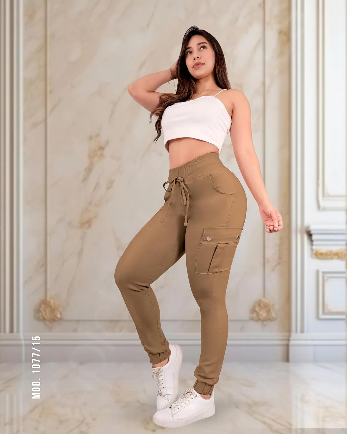 Women's Cargo Pants Hiking Joggers Summer Lightweight Quick Dry Athletic Outdoor Sports Sweatpants Travel Casual Button
