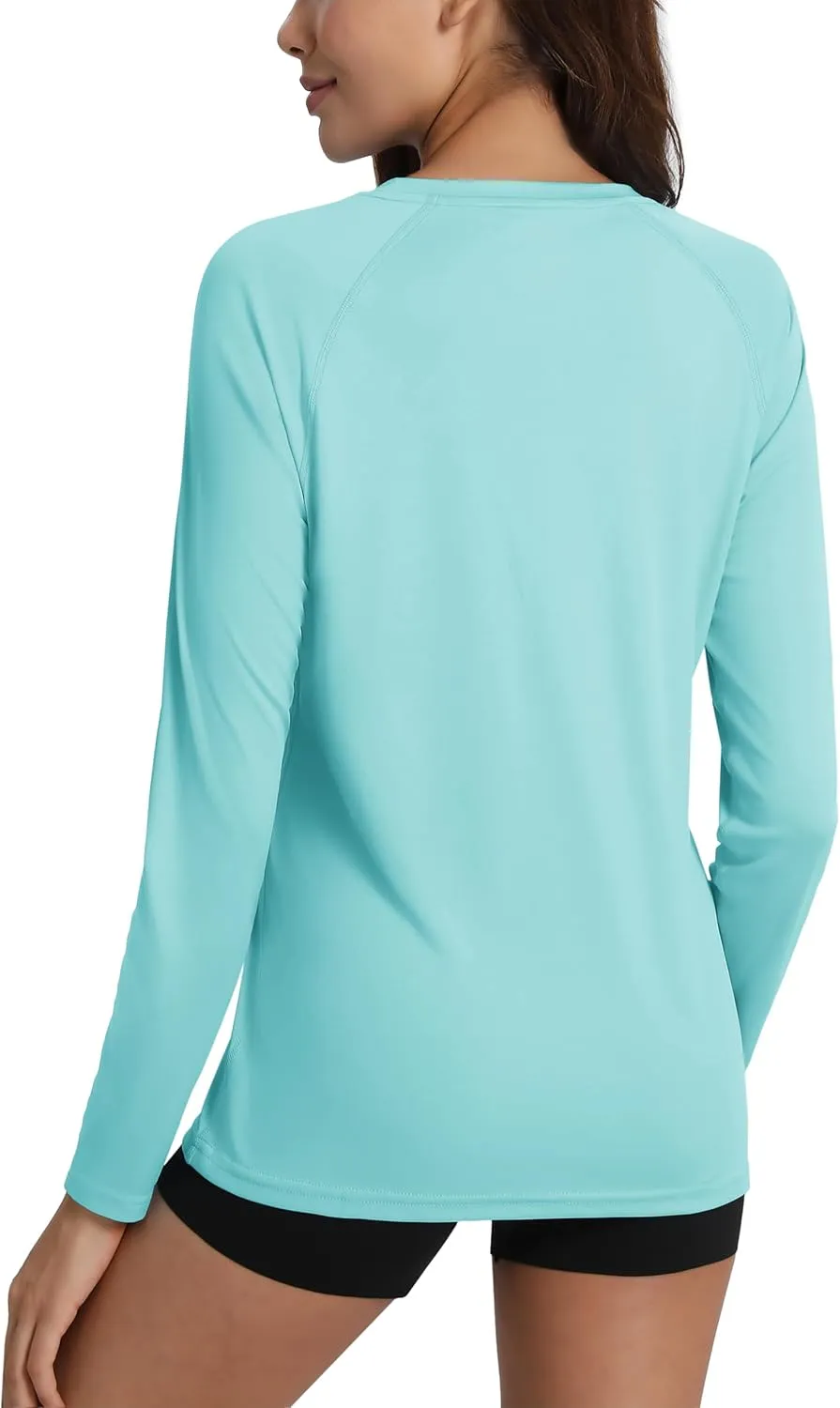 Women's Long Sleeve Shirt UPF 50  UV Sun Protection Rash Guard Lightweight Quick Dry Hiking Workout Tops