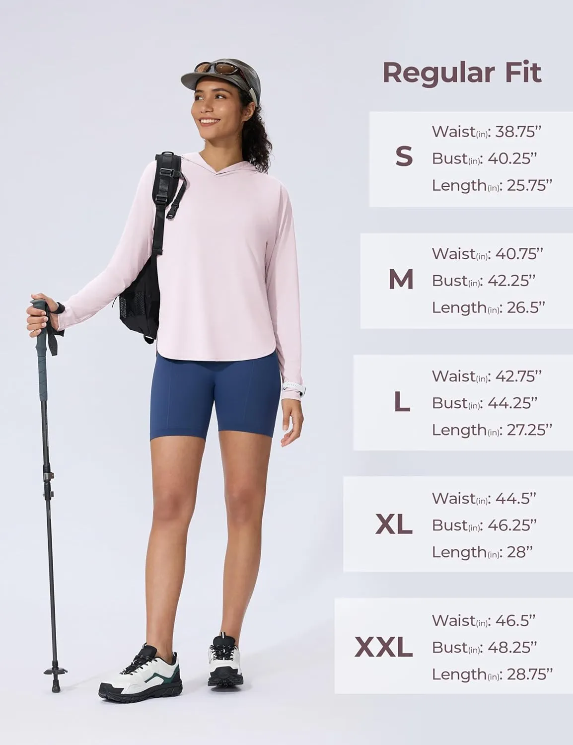 Women's UPF 50  Sun Shirt with Hoodie SPF Long Sleeve UV Protection Clothing Lightweight Fishing Hiking Outdoor