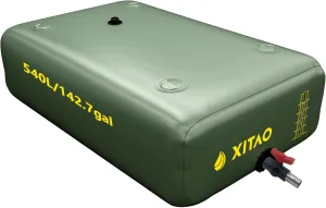 XITAO Water Storage Bladder w/Water Level Indicator, Large Capacity Foldable Water Storage Containers, Portable Emergency Water Tank Water Bag for RVs, Fire Prevention, Irrigation (142Gal)