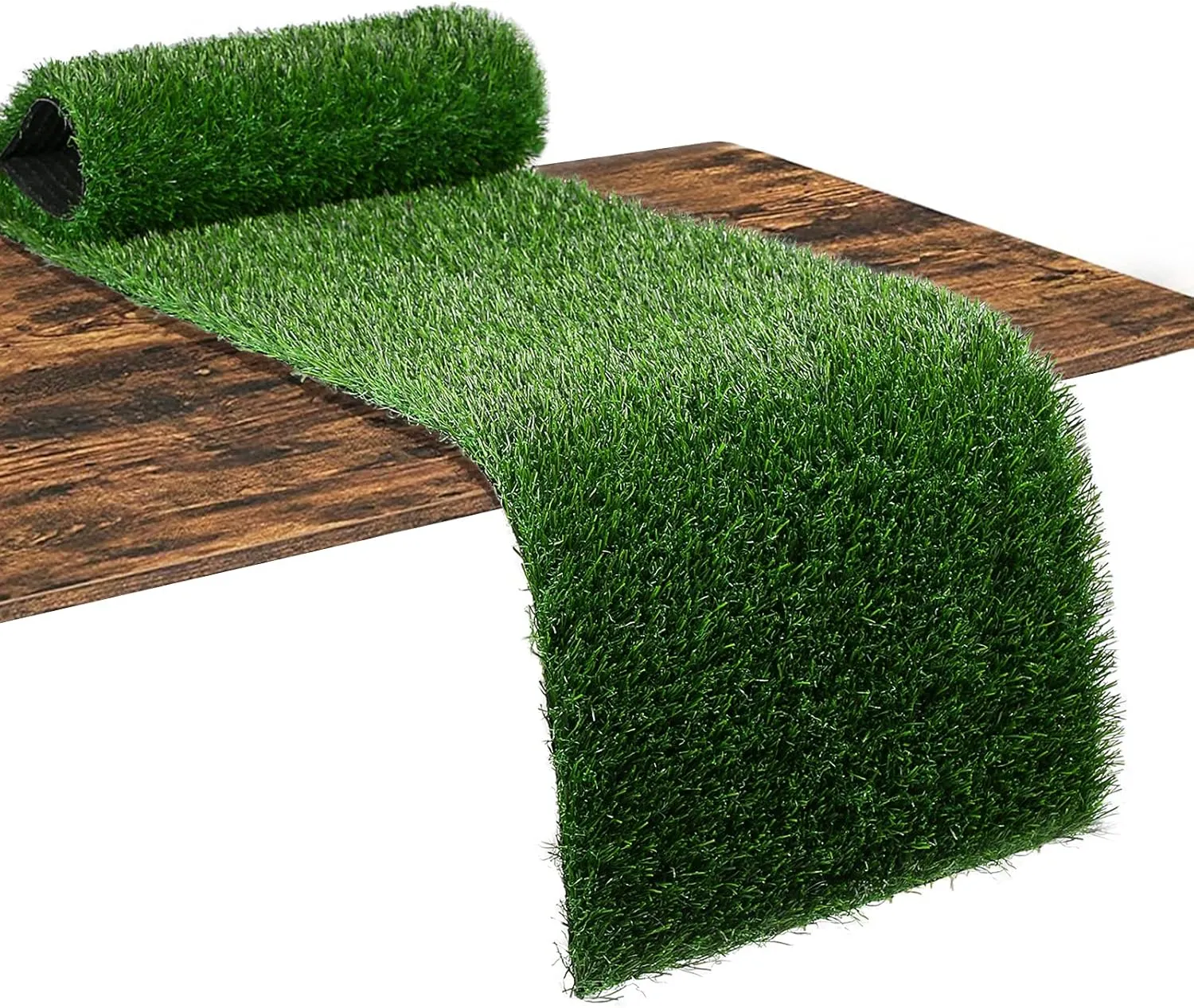 XLX TURF Artificial Grass Table Runner 12 x 36 Inch, Green Turf Table Runner Tabletop Decor Golf Theme Summer Spring Party Wedding Baby Bridal Shower