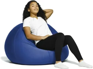 Yogibo Zoola Pod X Outdoor Bean Bag Chair for Kids and Teens, Single Seat Beanbag, Water Resistant, Cozy Patio Deck Lounge Furniture, Royal