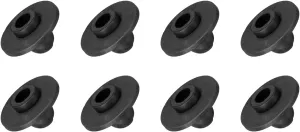 YOKIVE 8 Pcs Camping Chair Foot, Detachable Non-Slip Stool Feet Replacement Accessories, Great for Hiking Picnic Fishing Outdoor (Black, 13mm)