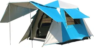 ZUMAHA Tent 3-4 Person Tent，Automatic Quick Open Waterproof Four Sides Breathable Hiking Backpacking Camping Tent，Easy Set Up Beach Tent Portable